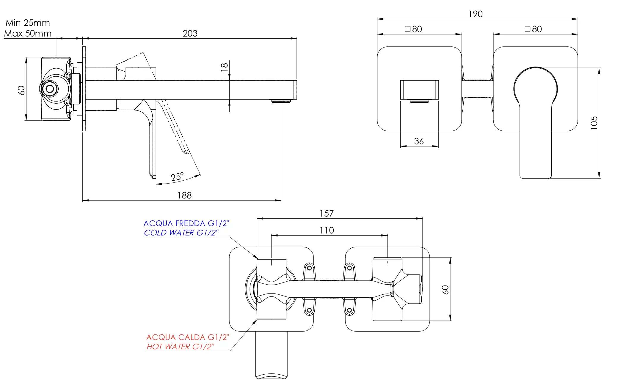 Смеситель для раковины Mariani Kali B22565KLP, золото брашированное