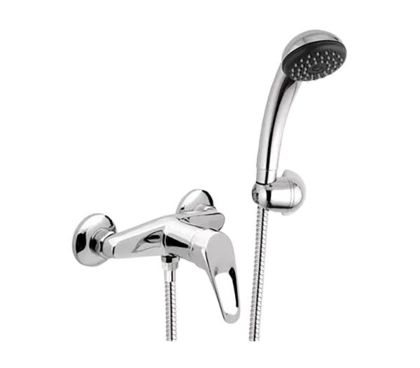 Смеситель для душа с душевым набором remix cr хром remer