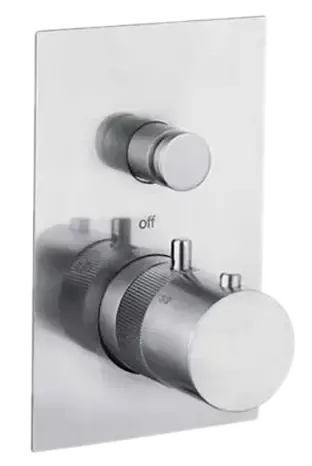 Смеситель для ванны/душа на 2 потока скрытый монтаж (скрытая часть в комплекте) x style inox ss нержавеющая сталь remer