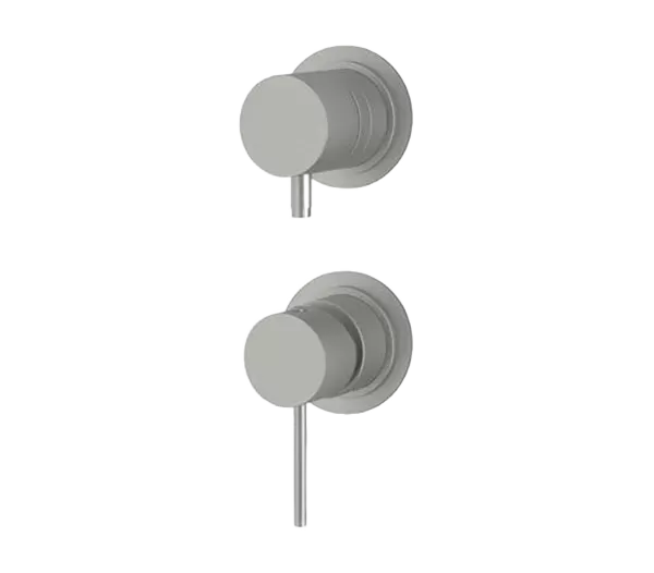 Смеситель для ванны/душа на 2 потока скрытый монтаж (скрытая часть в комплекте) x style inox ss нержавеющая сталь remer