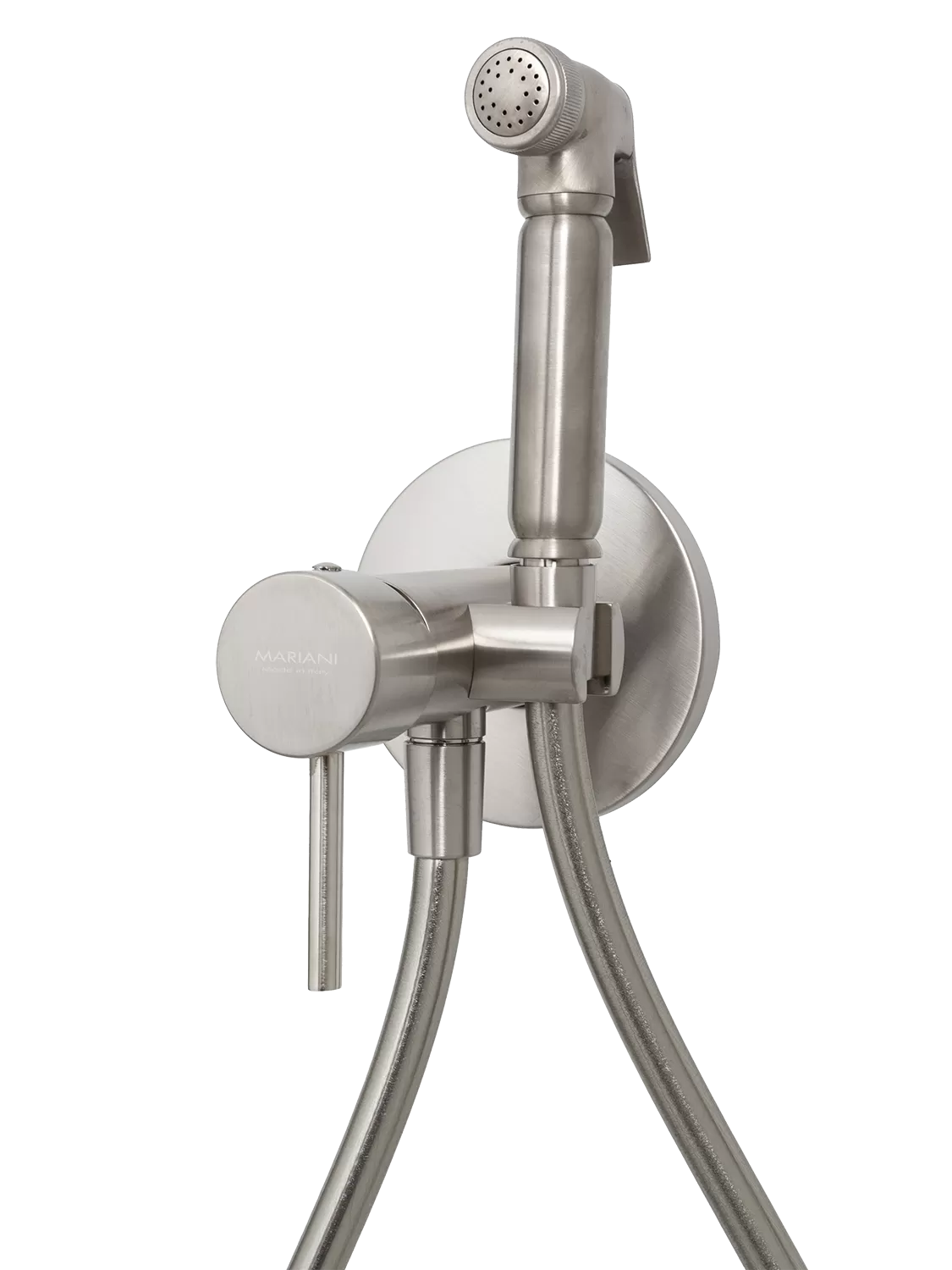 Гигиенический душ со смесителем Mariani Next B16185NXW, нержавеющая сталь