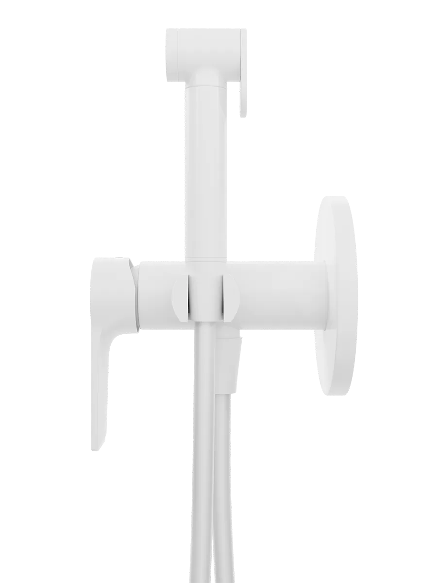 Гигиенический душ со смесителем Mariani Kali B37185KLW, белый матовый