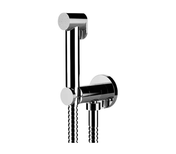 Душевой набор гигиенический скрытого подключения (лейка/шланг/держатель) cr хром remer