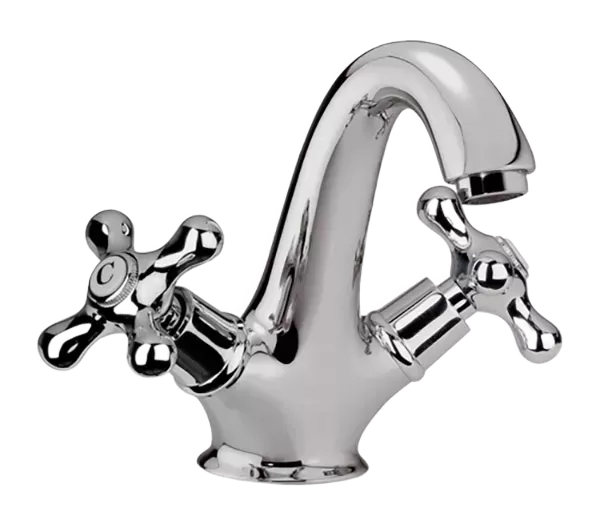 Смеситель для раковины с донным клапаном liberty cr хром remer