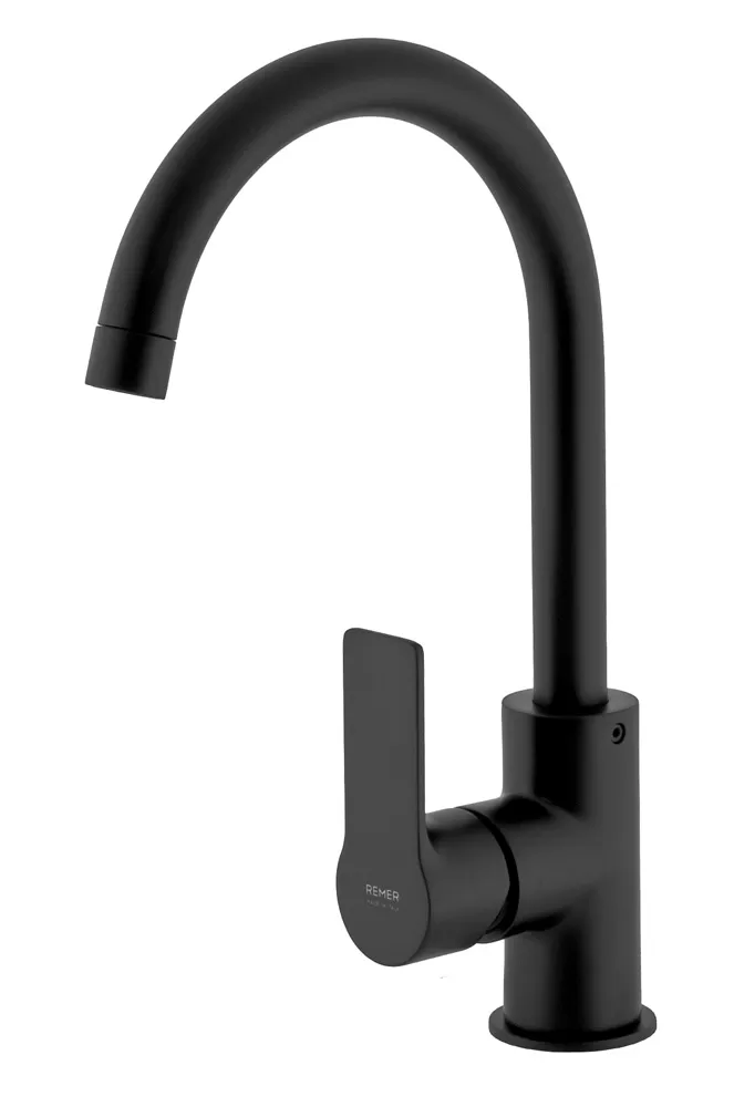 Смеситель для кухни energy no черный матовый remer