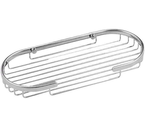 Овальная мыльница большая 25х12 cr хром remer