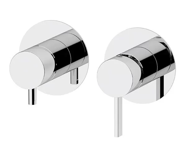 Смеситель для ванны/душа на 2 потока скрытый монтаж (скрытая часть в комплекте) metrica cr хром remer