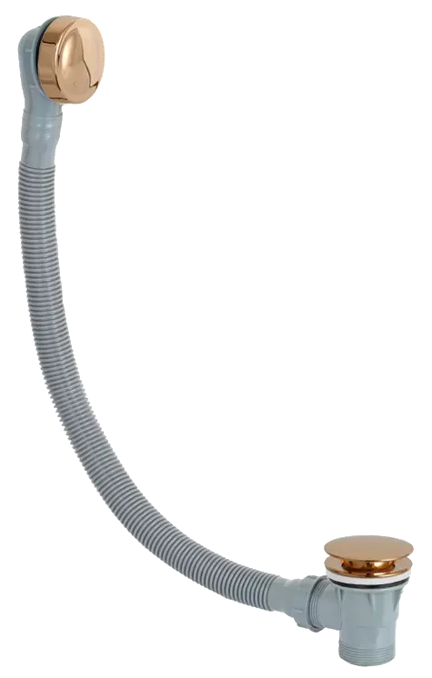 Слив-перелив автомат для ванны click-clack без сифона do золото remer