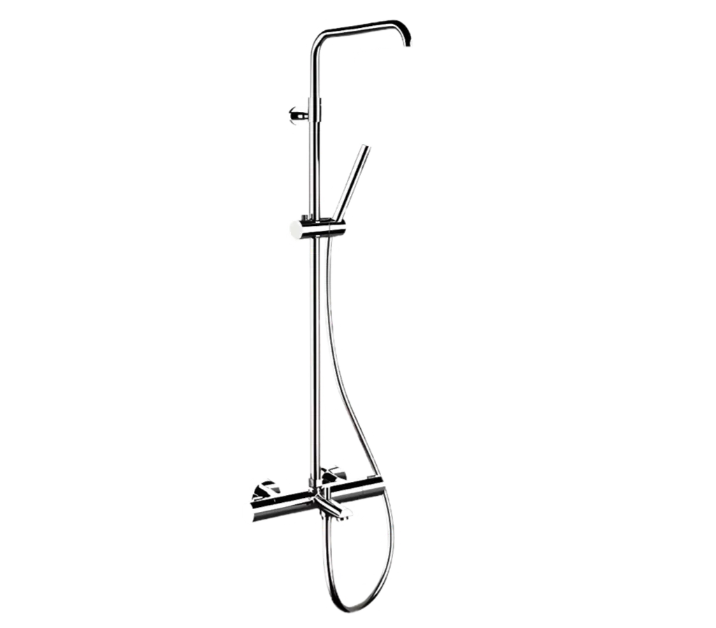 Душевая система термостатическая с изливом Remer Elegance EQ34A7MMSSOF