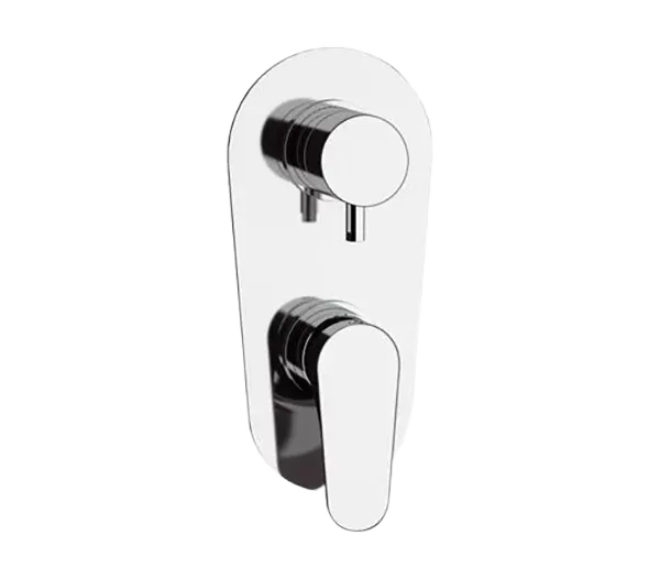 Смеситель для ванны/душа на 3 потока скрытый монтаж (скрытая часть в комплекте) class line cr хром remer