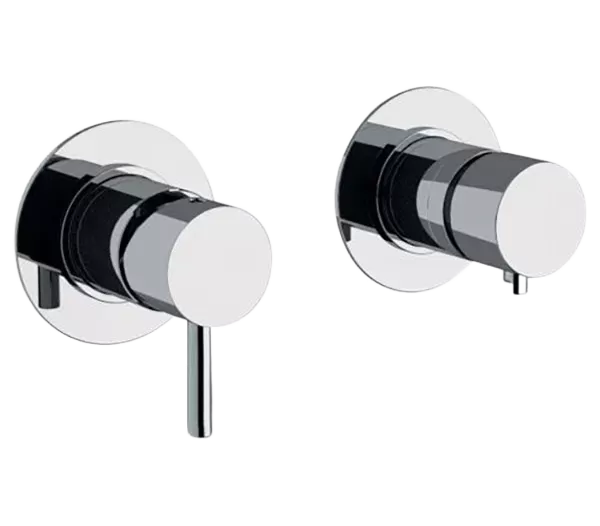 Смеситель для ванны/душа на 2 потока скрытый монтаж (скрытая часть в комплекте) x style cr хром remer