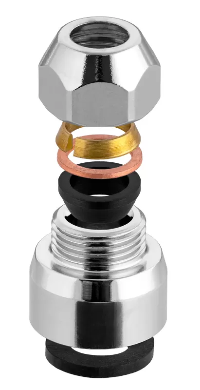 Цанговый зажим 1/2"х10 cr хром remer