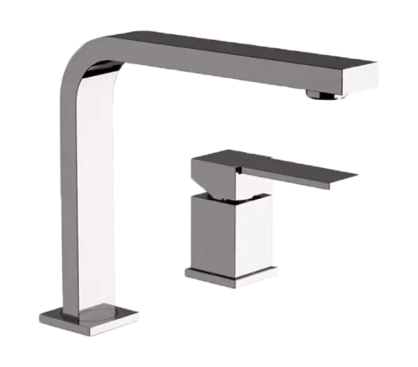 Смеситель для раковины qubika cr хром remer