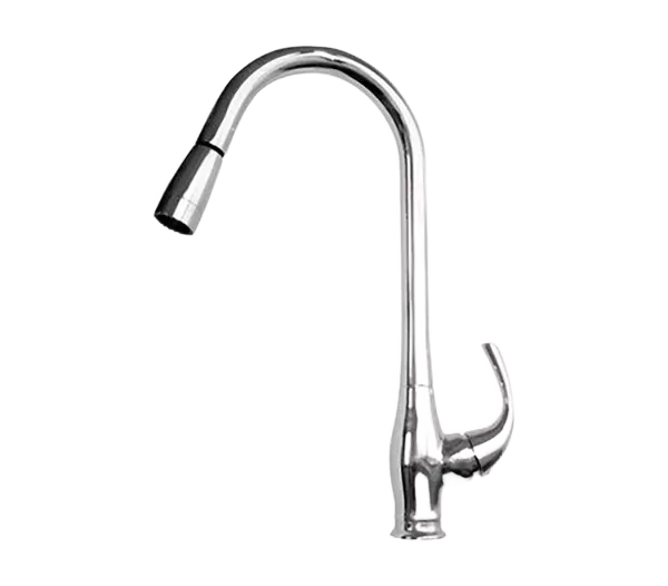 Смеситель для кухни с вытяжным изливом futura cr хром remer