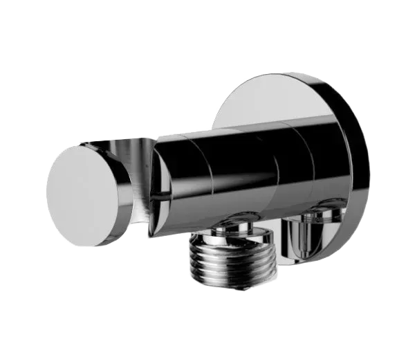 Подключение для душевого шланга с держателем cr хром remer