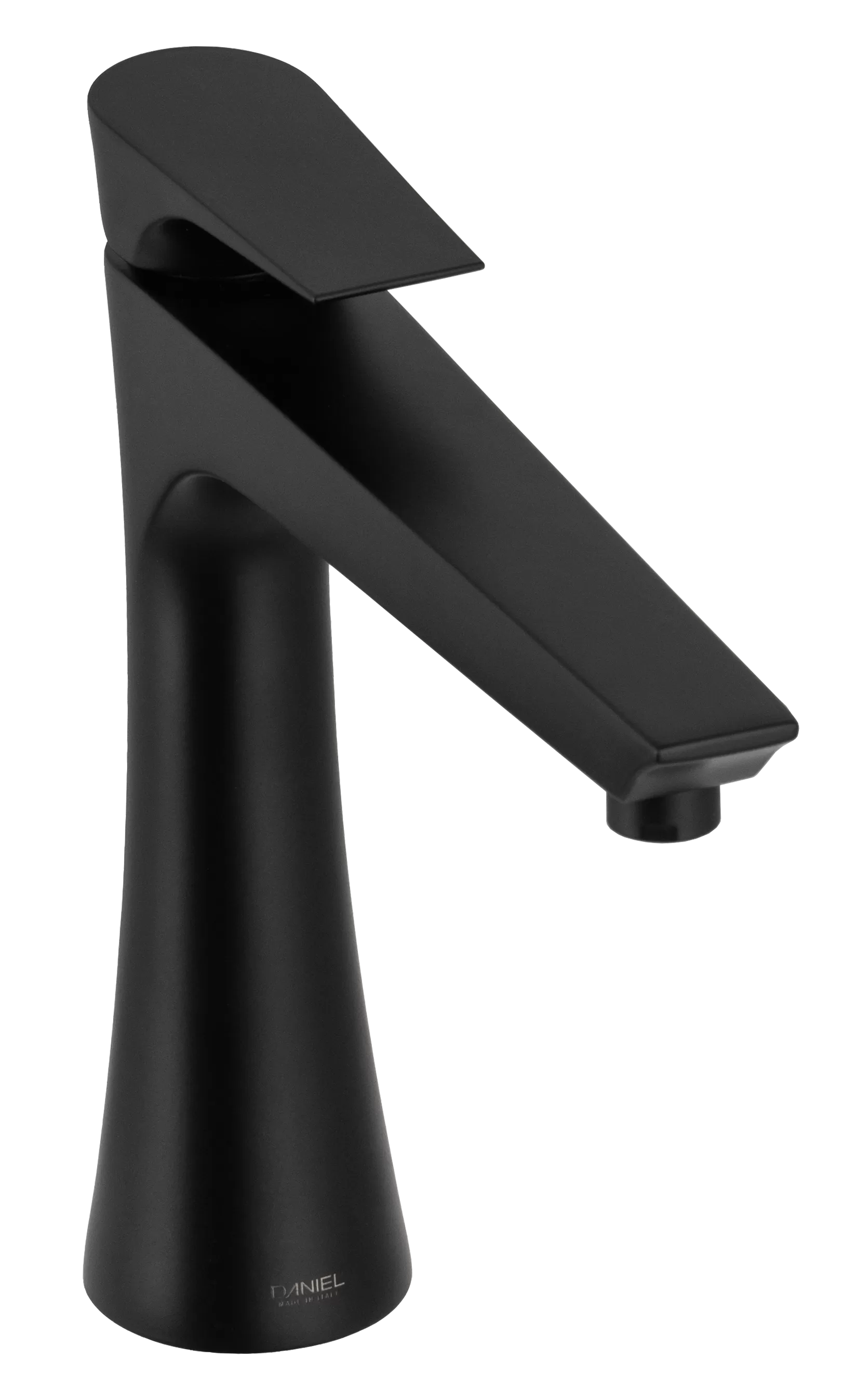 Смеситель для раковины Daniel Diva DV607B15, чёрный матовый