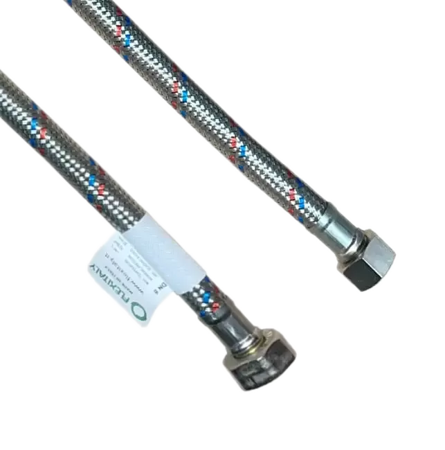Подводка гибкая 40 сантиметров dn8 Г1/2"-Г3/8" гайка/гайка FLEXITALY remer