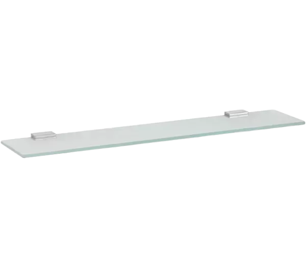 Стеклянная полка flat cr хром remer