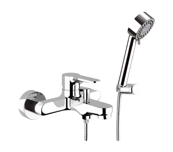 Смеситель для ванны с душевым набором winner cr хром remer
