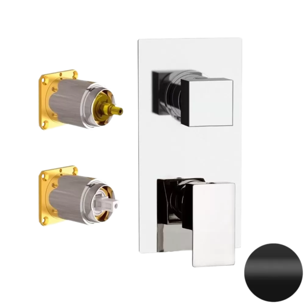 Смеситель для душа Daniel Skyline SK612D3KB15, чёрный матовый