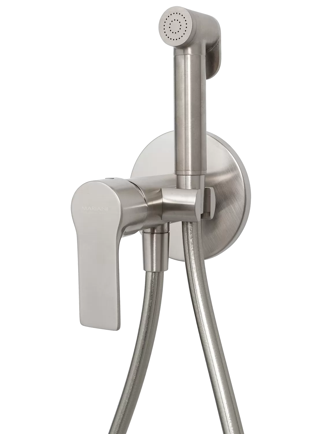 Гигиенический душ со смесителем Mariani Kali B16185KLW, нержавеющая сталь