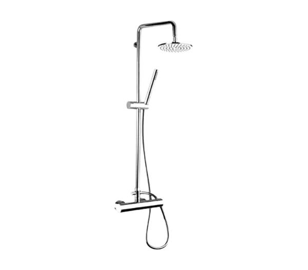 Душевая система для душа круглый верхний душ 20см minimal cr хром remer