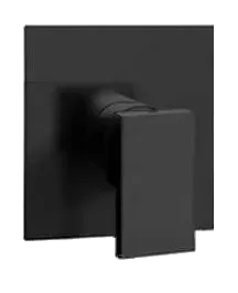 Смеситель для душа на 1 поток скрытый монтаж (скрытая часть в комплекте) q design no черный матовый remer