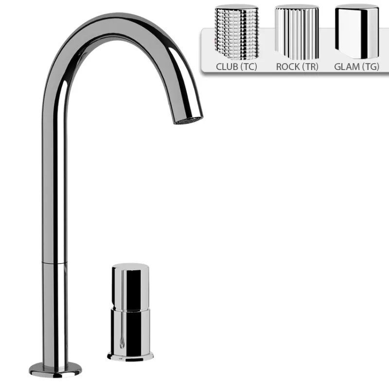 Смеситель для раковины Daniel Trilogy TG655L15, чёрный матовый