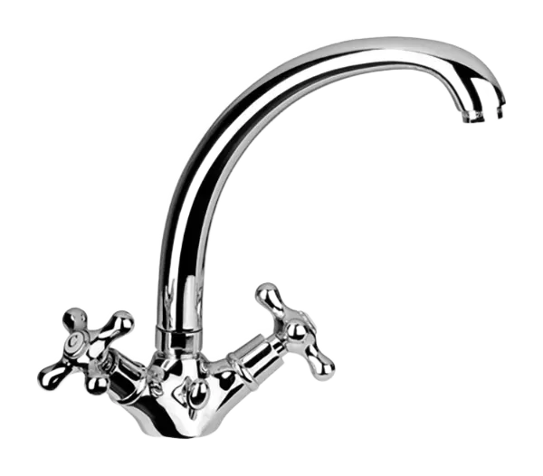 Смеситель для раковины с донным клапаном liberty cr хром remer