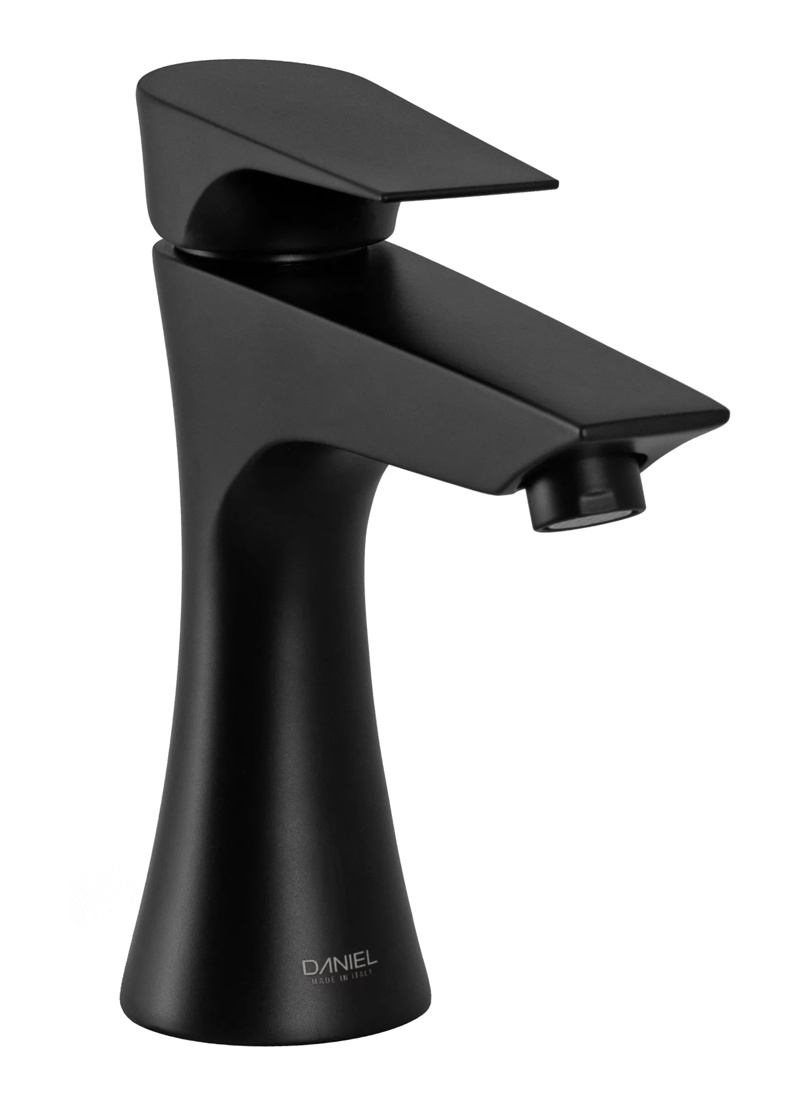 Смеситель для раковины Daniel Diva DV60615, чёрный матовый