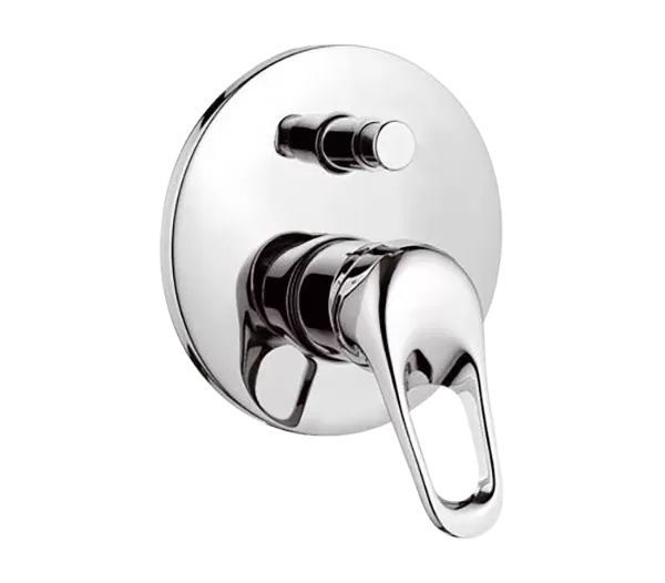 Смеситель для ванны/душа на 2 потока скрытый монтаж (скрытая часть в комплекте) remix cr хром remer