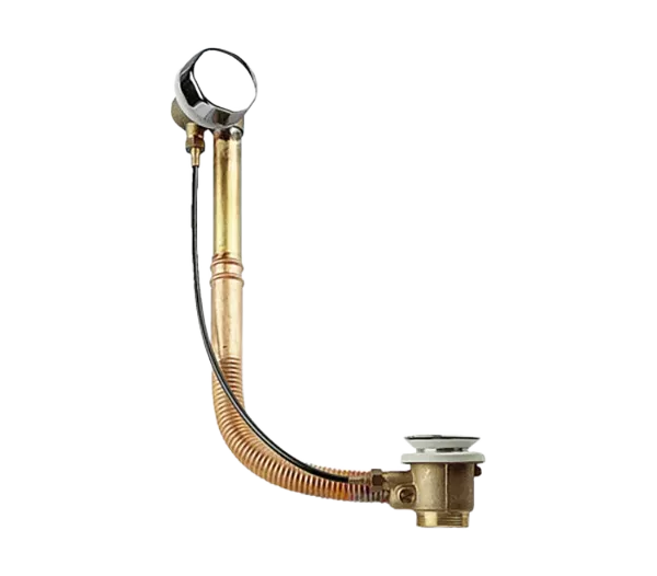 Cлив-перелив для ванны латунный cr хром remer