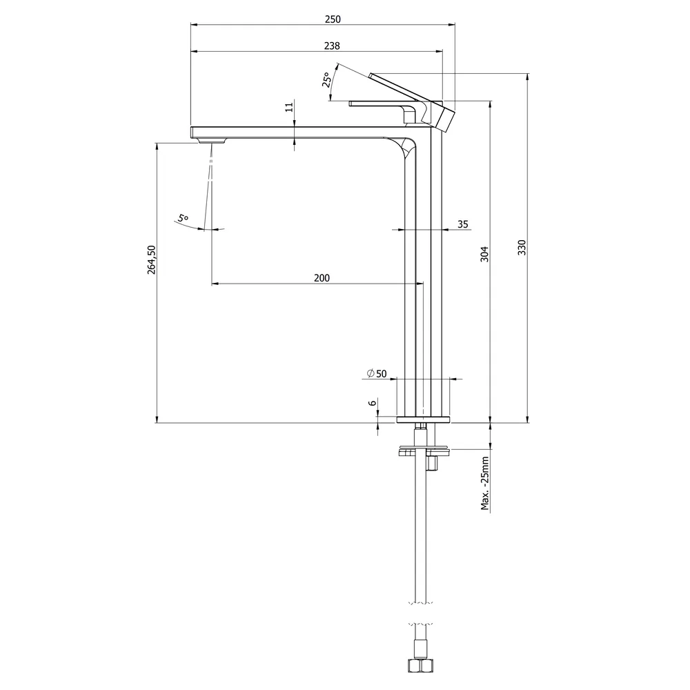 Смеситель для раковины Remer Academy AY11LXL