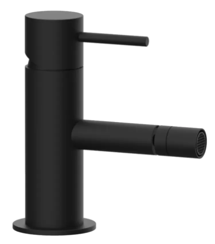 Смеситель для биде с донным клапаном x style no черный матовый remer