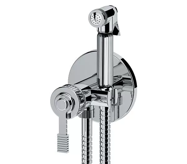 Гигиенический душ со смесителем скрытого монтажа (душевой шланг и скрытая часть в комплекте) atelier rp медь брашированная remer