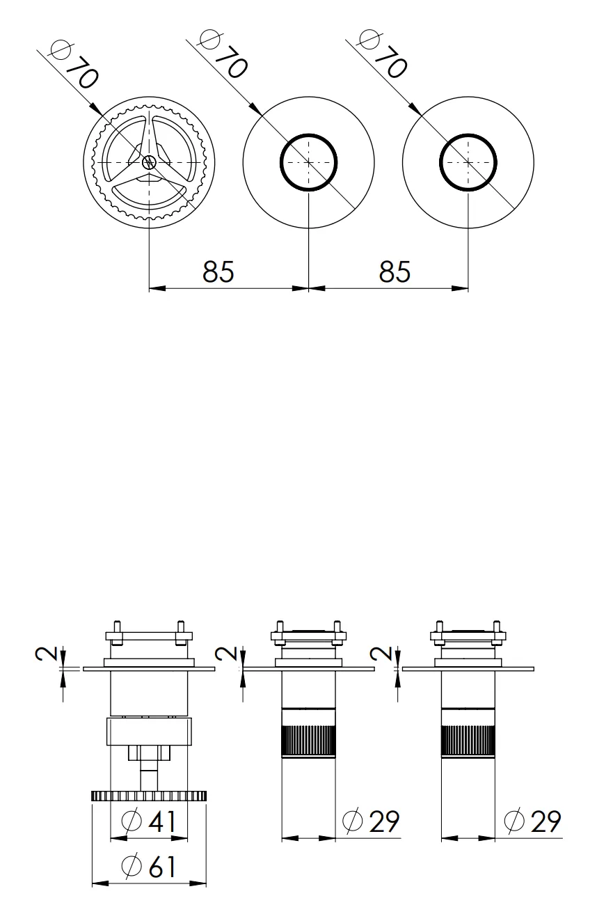 Смеситель для ванны/душа прогрессивный 2 на потока скрытый монтаж вертикально/горизонтально (заказывать совместно с WBOX98D2) chrono xv никелированная сталь remer