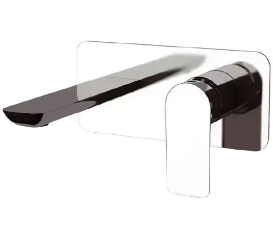 Смеситель для раковины настенный скрытого монтажа излив 18см (скрытая часть в комплекте) infinity cr хром remer