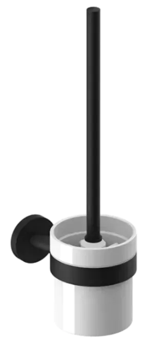 Ершик для унитаза с держателем guest no черный матовый remer