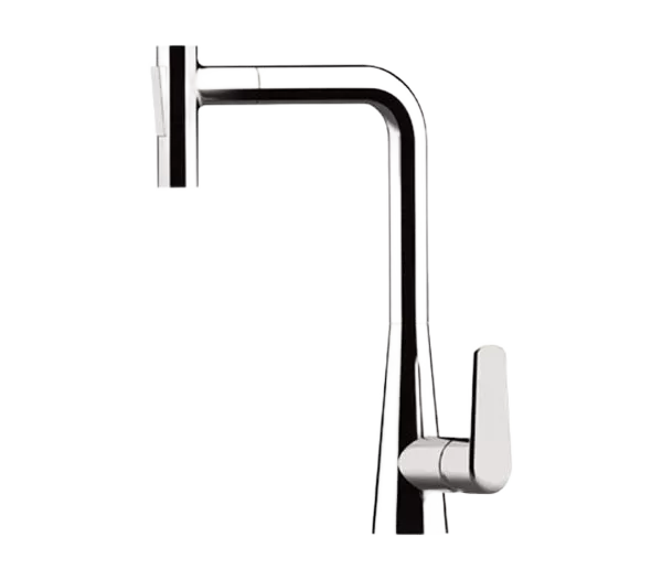 Смеситель для кухни с вытяжным изливом vanity cr хром remer