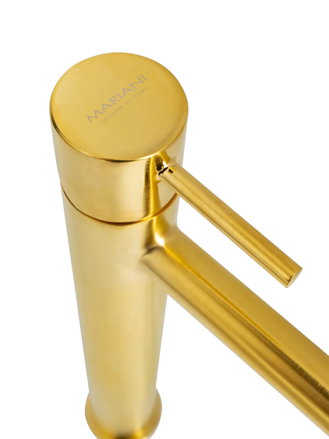 Смеситель для раковины Mariani NEXT A22398NS12, золото брашированное, шт