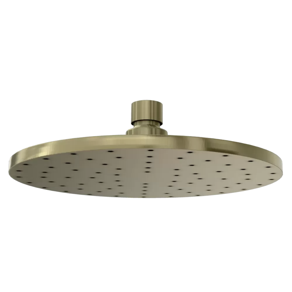Верхний душ 20 см с шарнирным соединением Remer 359MM20CHX, шампань брашированная PVD
