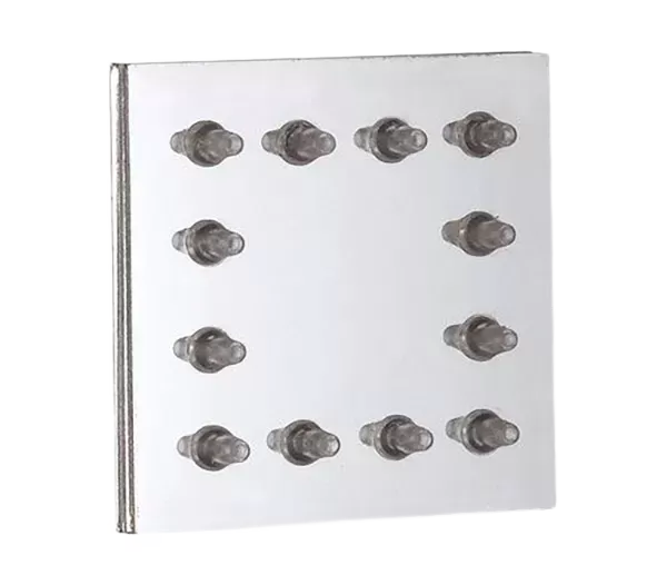 Душевая гидромассажная форсунка скрытый монтаж cr хром remer