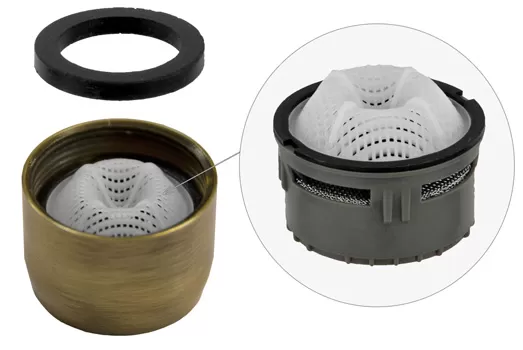 Аэратор anticalc vo латунь состаренная remer