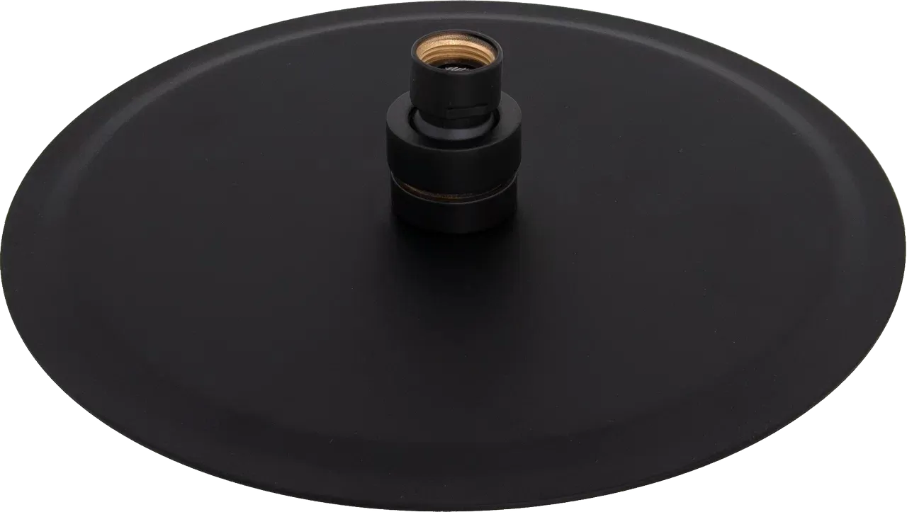 Верхний душ 25см no черный матовый remer