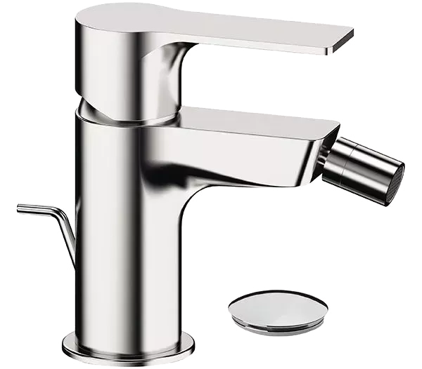 Смеситель для биде с донным клапаном energy cr хром remer