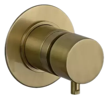 Переключатель на 3 потока (со скрытой частью) minimal vo латунь состаренная remer