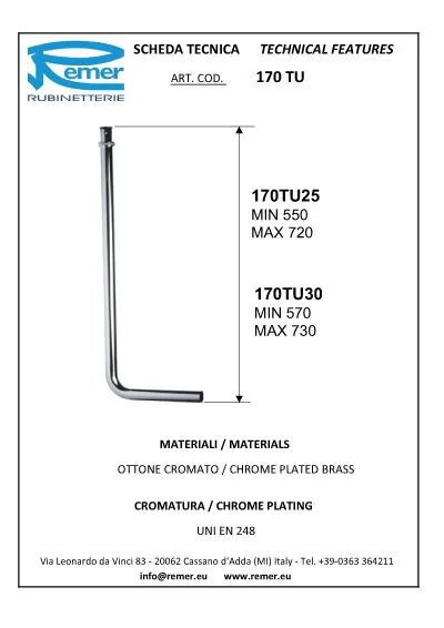 Трубка rr 170tu хр лат d25мм угол90 шт