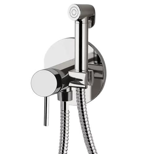 Гигиенический душ со смесителем скрытого монтажа (душевой шланг и скрытая часть в комплекте) x style rp медь брашированная remer