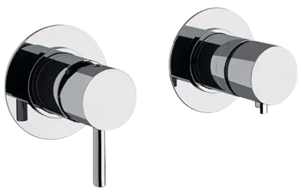 Смеситель для ванны/душа на 3 потока скрытый монтаж (скрытая часть в комплекте) x style cr хром remer