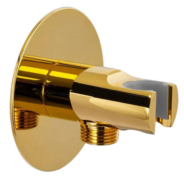 Подключение для душевого шланга с держателем do золото remer